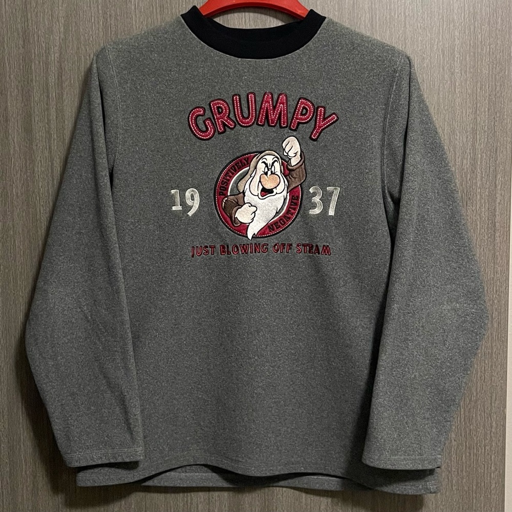 Vintage 90's Disney Store Sleep Shirt - Grumpy "Just Blowing off Steam" - Size S